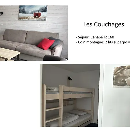 Gourette : 4 Pers. Avec Terrasse, Proche Pistes - Fr-1-860-54 Lägenhet Eaux-Bonnes