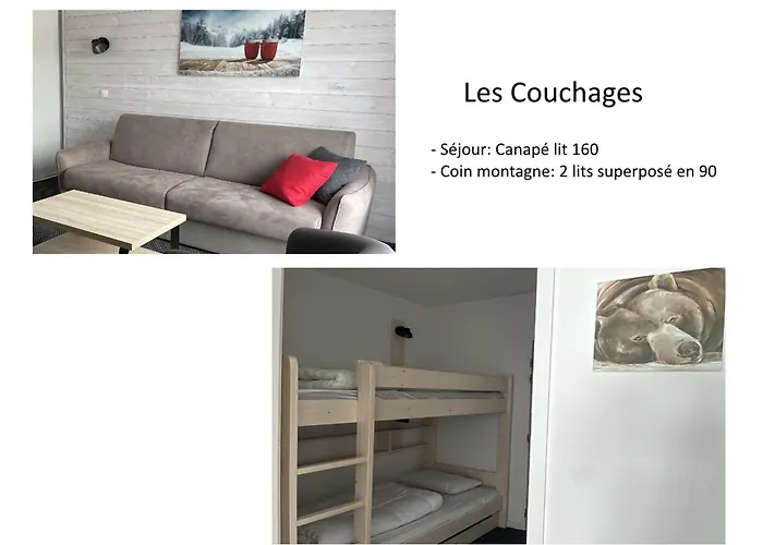 Gourette : 4 Pers. Avec Terrasse, Proche Pistes - Fr-1-860-54 Lejlighed Eaux-Bonnes